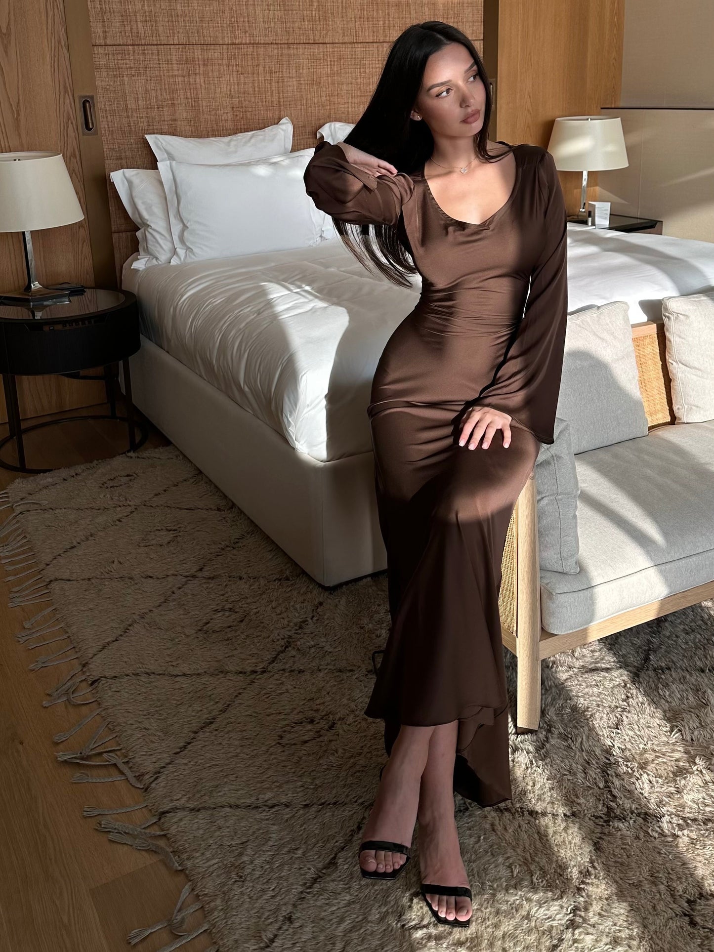 Felicity Fashion | Long sleeve maxi dress