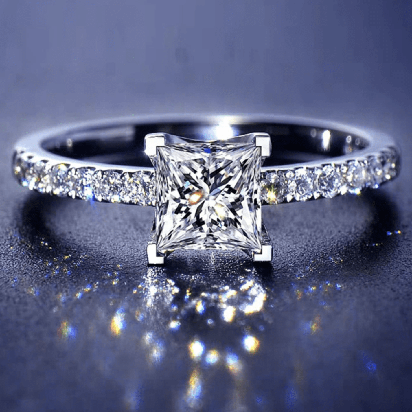Fiona | Princess Cut Ring