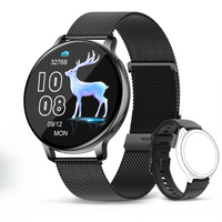 Black (+ free black silicone strap)