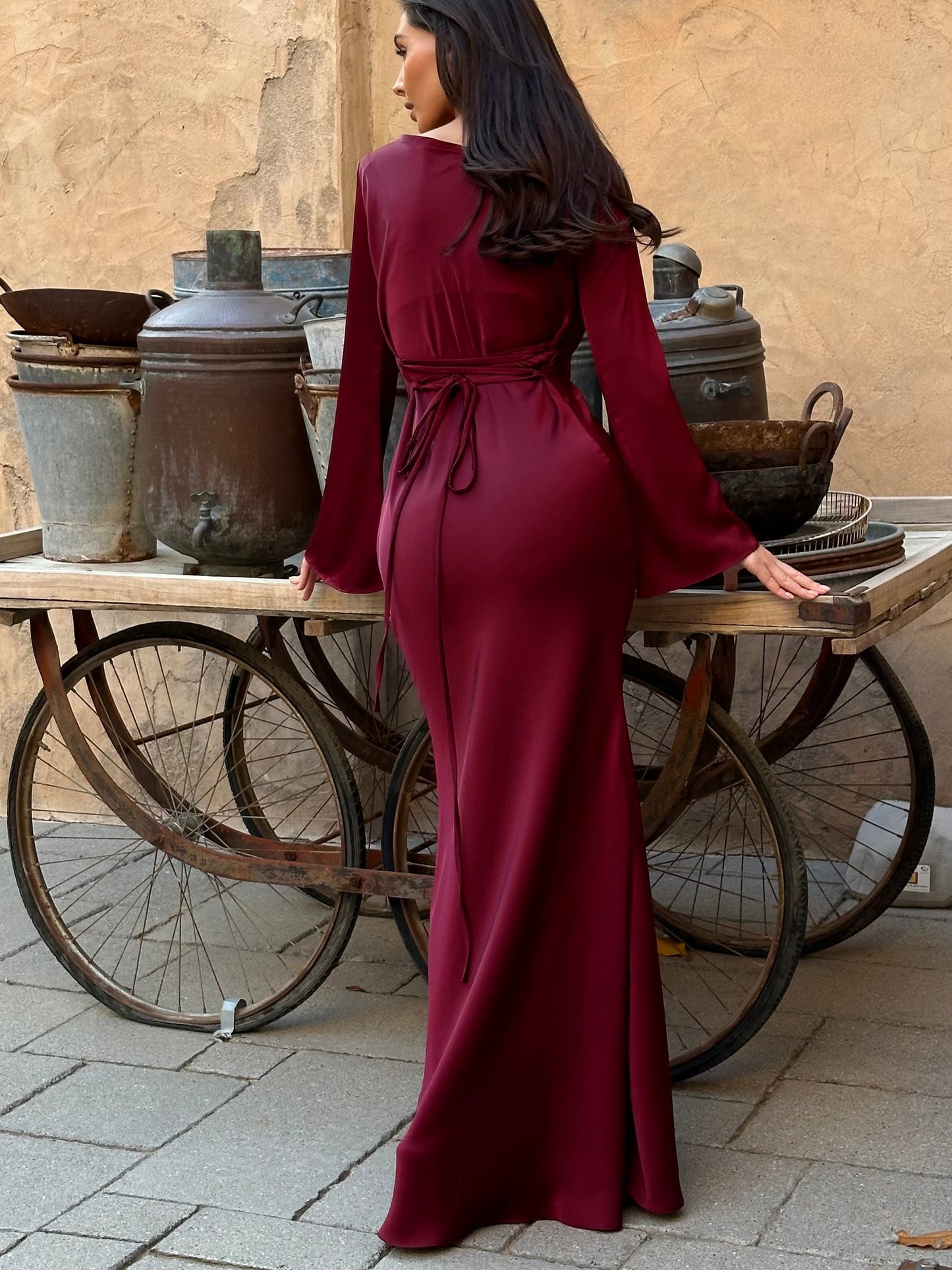 Felicity Fashion | Long sleeve maxi dress