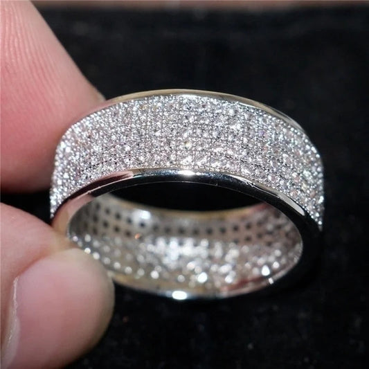 Rhea | Pave Band Ring