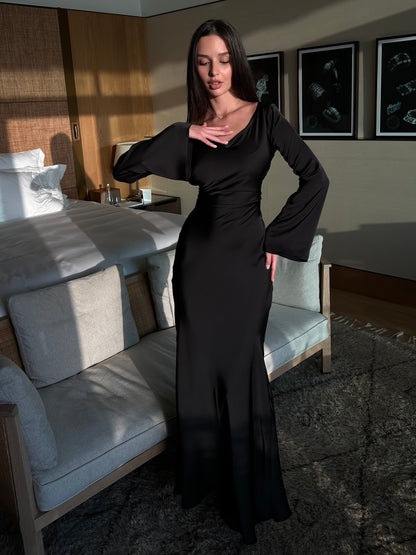 Felicity Fashion | Long sleeve maxi dress