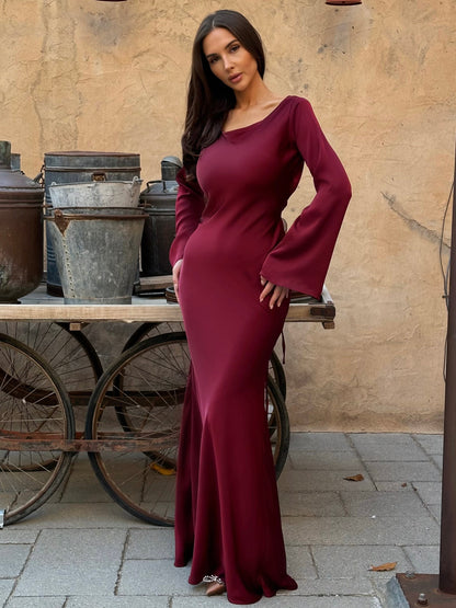 Felicity Fashion | Long sleeve maxi dress