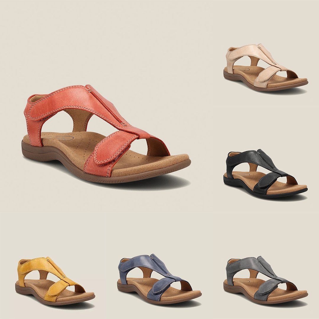 Emelia™ - Casual leather orthopedic sandals