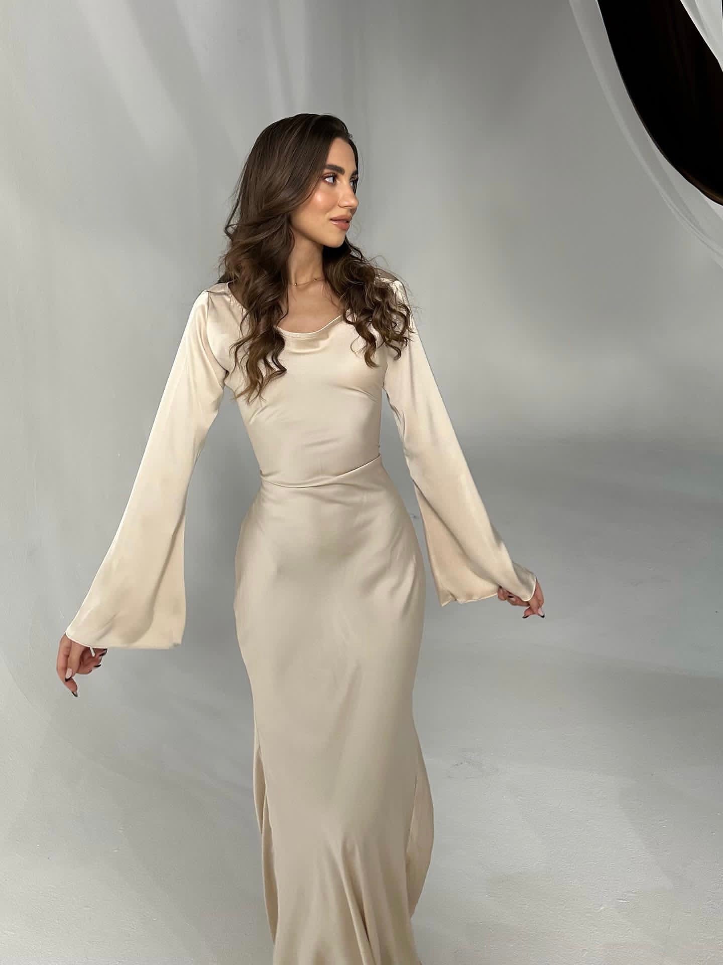 Felicity Fashion | Long sleeve maxi dress