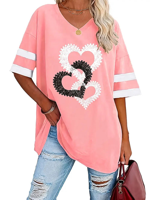 Luxe Heart Shirt | Support Breast cancer