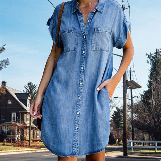 SlimFit Denim Dress