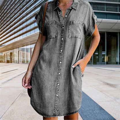 SlimFit Denim Dress