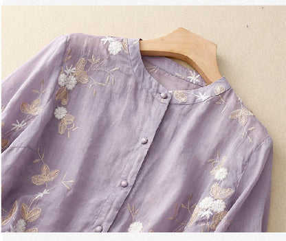 Eloise | Elegant Embroidered Blouse